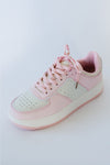 Mile a Minute Platform Sneakers - Pink and Beige